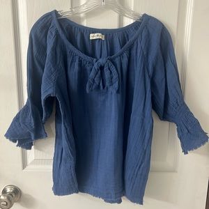 NATURAL LIFE Blue Top, Small